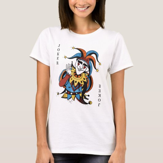 ジョーカー遊のカードハロウィーンの衣装 Tシャツ (正面)