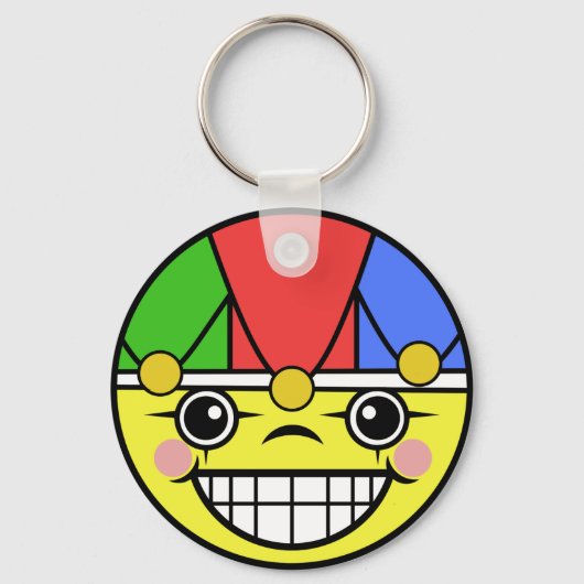 ジョーカー顔 キーホルダー (正面)