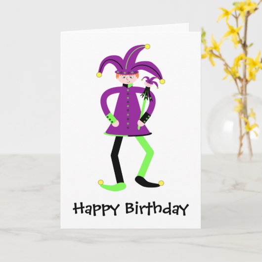 ジョーカー カード (黄色い花)