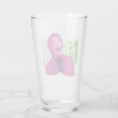 ジョーカー・スクラップブックの笑い タンブラーグラス (裏面)