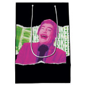 ジョーカー・スクラップブックの笑い ミディアムペーパーバッグ (裏面)