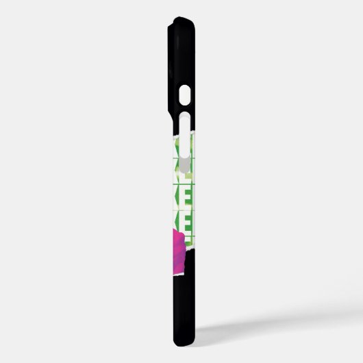 ジョーカー・スクラップブックの笑い Case-Mate iPhoneケース (裏面 / 左)