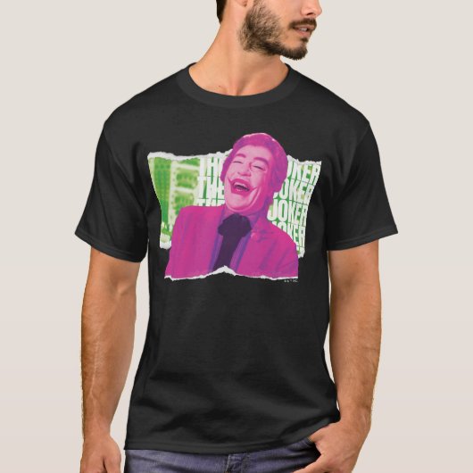 ジョーカー・スクラップブックの笑い Tシャツ (正面)