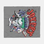 ジョーカー・ワイルド フリースブランケット (正面(横))