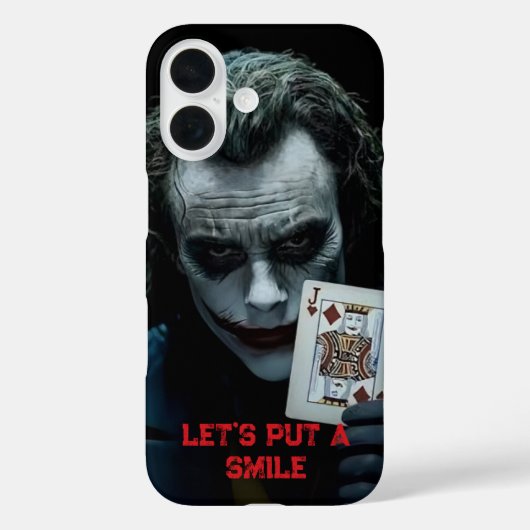 ジョーカー iPhone 16 カバー (裏面)