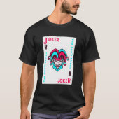 ジョーカ遊ーのカード審美ジェスター Tシャツ (正面)