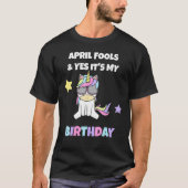 ジョークおもしろいエイプリル愚か者、それは本当に、Yesは私である Tシャツ (正面)