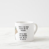 ジョークおもしろい'エスプレッソユーモアのあるレーン'エスプレッソ・マグ エスプレッソカップ (正面右)