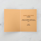 ジョークおもしろいヴィンテージ赤面姉妹第50誕生日 カード (内部)