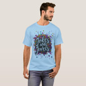 「ジョークと宝石」数々のカラーTシャツ Tシャツ (正面フル)