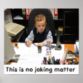 ジョークなし ポスター (正面)