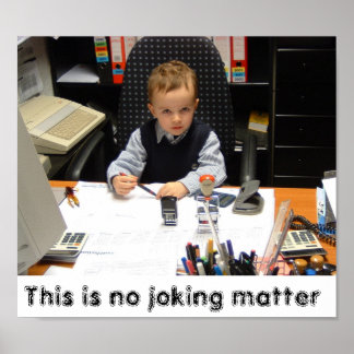 ジョークなし ポスター