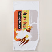 ジョークのフォグホーンソン ビーチタオル (正面)