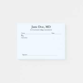 ジョークの処方箋 – 4" x 3" Post It notes Blue ポストイット
