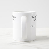 ジョークを先延ばしする10の理由 ジャンボコーヒーマグカップ (裏面)