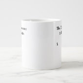 ジョークを先延ばしする10の理由 ジャンボコーヒーマグカップ (正面)