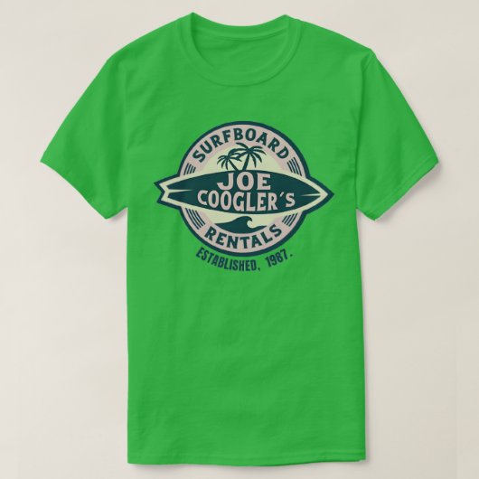 ジョークーラーズサーフボードレンタルTシャツ Tシャツ (デザイン正面)