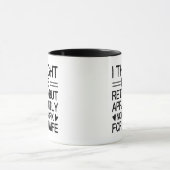 ジョーク退職退職後のユーモア夫の妻のコーヒー マグカップ (中央)