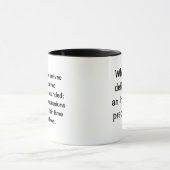 ジョーク:倒産処理業者とは何か マグカップ (中央)