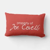 ジョーコベリ枕のプロパティ ランバークッション (裏面)