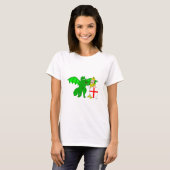 ジョージおよびドラゴン Tシャツ (正面フル)