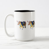 "ジョージおよび彼の高官" ツートーンマグカップ (左)