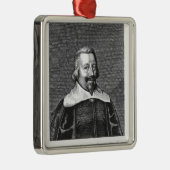 ジョージが刻むジョンPymのポートレート メタルオーナメント (右)