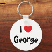 ジョージが大好き キーホルダー (正面)
