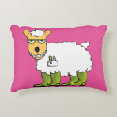 ジョージとジニー アクセントクッション (正面)