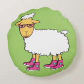 ジョージとジニー ラウンドクッション (裏面)