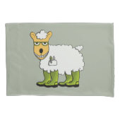 ジョージとジニー 枕カバー (正面)