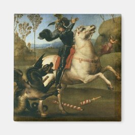 ジョージとドラゴン（ラファエル著） マグネット