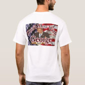 ジョージと台なしにしないで下さい Tシャツ (裏面)