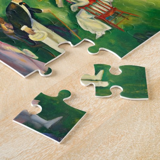 ジョージのふいごによるニューポートのテニス ジグソーパズル (側面)