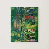 ジョージのふいごによるニューポートのテニス ジグソーパズル (縦)