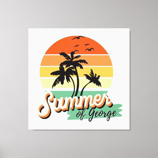 ジョージの夏 キャンバスプリント (正面)