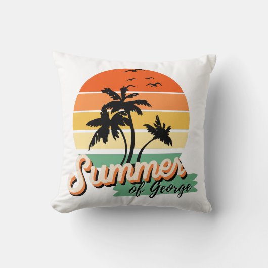 ジョージの夏 クッション (正面)