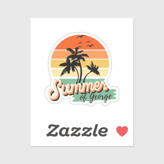 ジョージの夏 シール (シート)