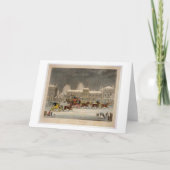 ジョージの狩りによって刻まれるクリスマスへのアプローチ シーズンカード (正面)