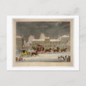 ジョージの狩りによって刻まれるクリスマスへのアプローチ シーズンポストカード (正面)