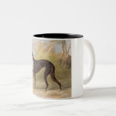 ジョージの車線のキツネの勝利グレイハウンドの1匹: B ツートーンマグカップ (正面右)