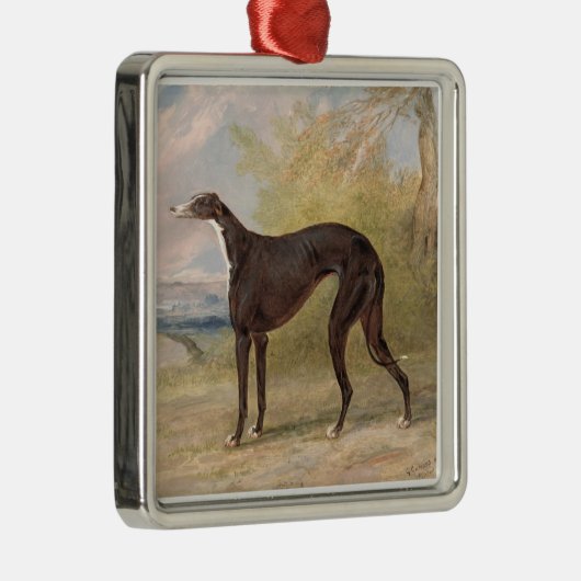 ジョージの車線のキツネの勝利グレイハウンドの1匹: B メタルオーナメント (右)