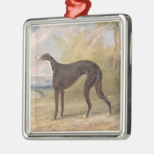 ジョージの車線のキツネの勝利グレイハウンドの1匹: B メタルオーナメント (左)