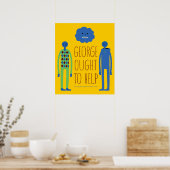 ジョージはポスターを張救済るべきである ポスター (キッチン)
