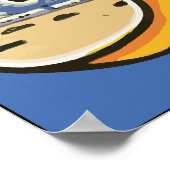 ジョージアからのお挨拶ヴィンテージ ポスター (角)