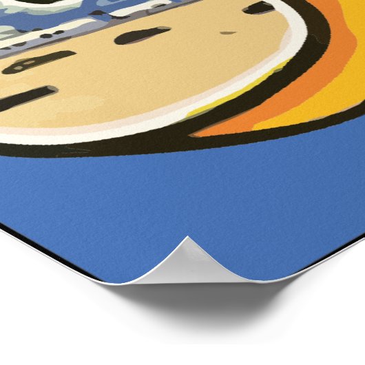 ジョージアからのお挨拶ヴィンテージ ポスター (角)