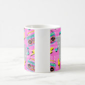 ジョージアでコーヒーと80年代の音楽 コーヒーマグカップ (中央)