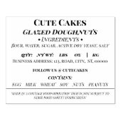 ジョージアのカスタマイズ可能な製品のラバースタンプ ラバースタンプ (インプリント)