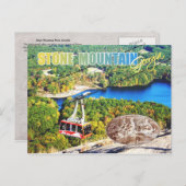 ジョージアのストーンマウンテンパーク ポストカード (正面/裏面)