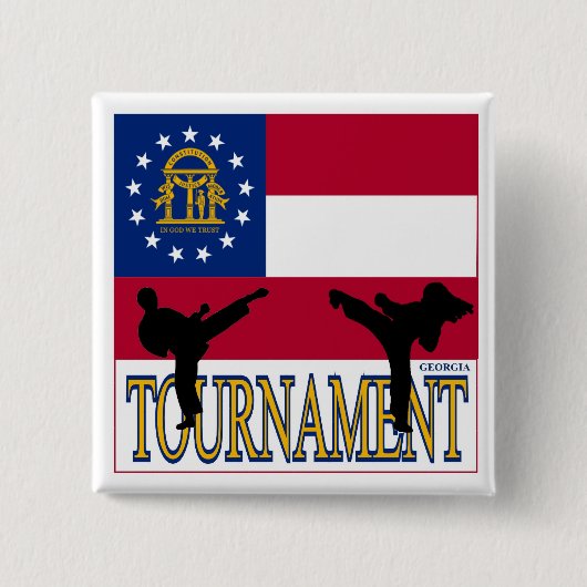 ジョージアのトーナメントPin 缶バッジ (正面)